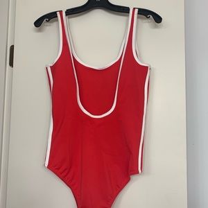 red adidas one piece